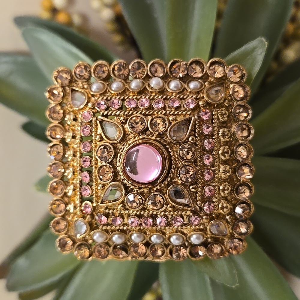 Large Jeweled Pakistani Ring